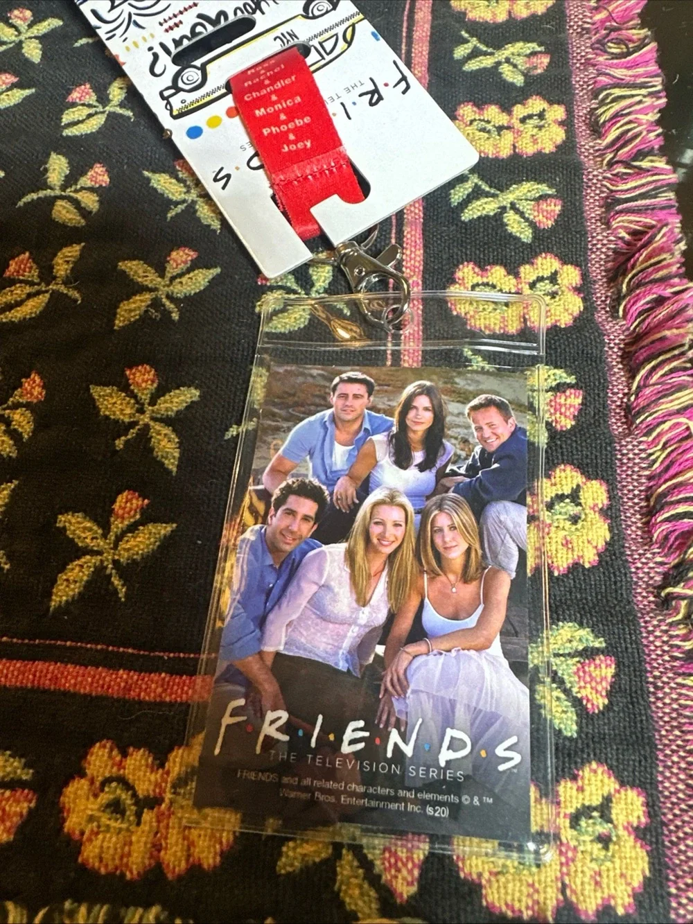 Friends TV Show Lanyard ID Badge Holder Official Con Accessory Travel Gear NEW